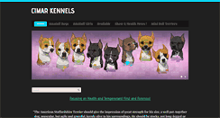 Desktop Screenshot of cimarkennels.com