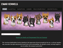 Tablet Screenshot of cimarkennels.com